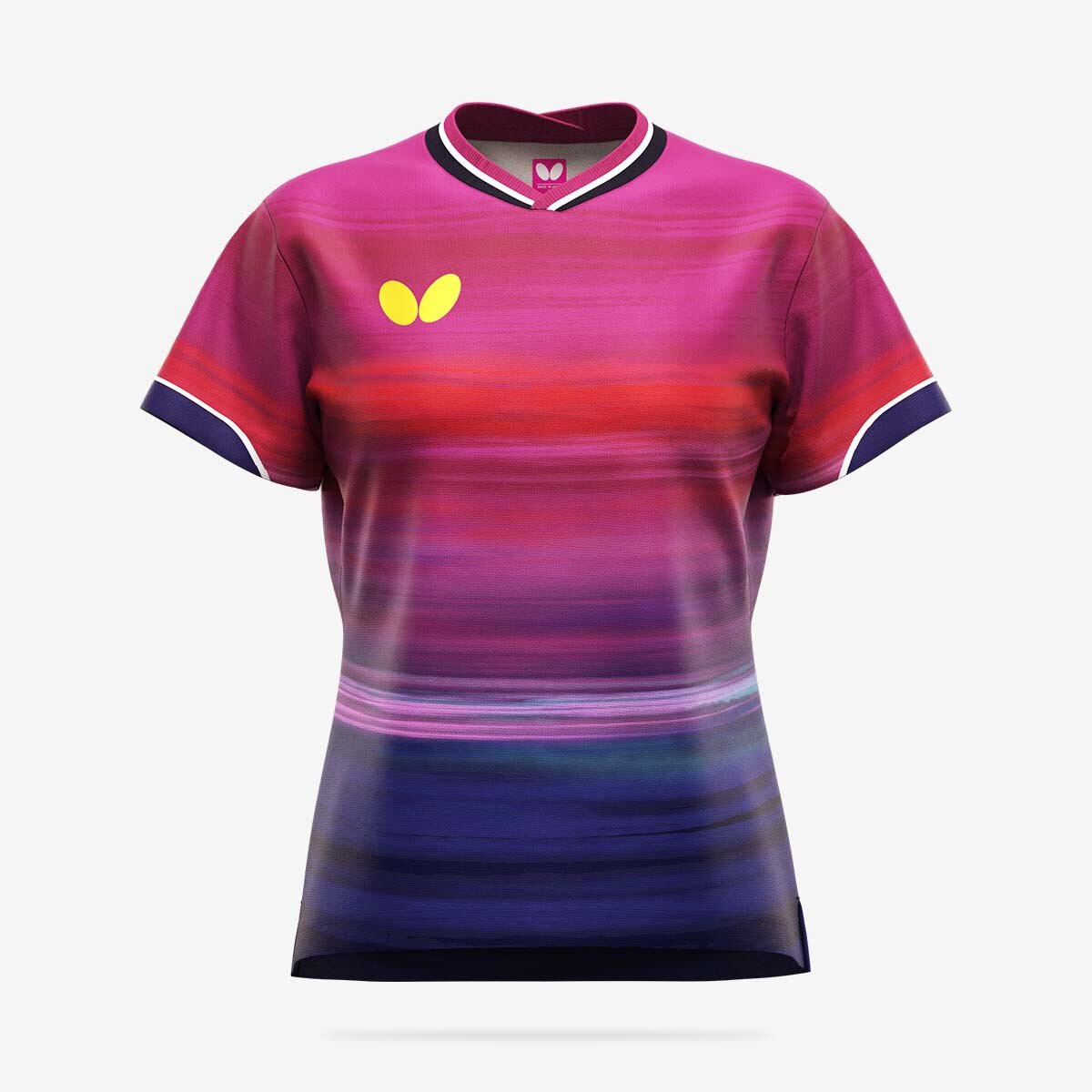 Butterfly Table Tennis Infiria2 Lady Shirt - Rose - Front